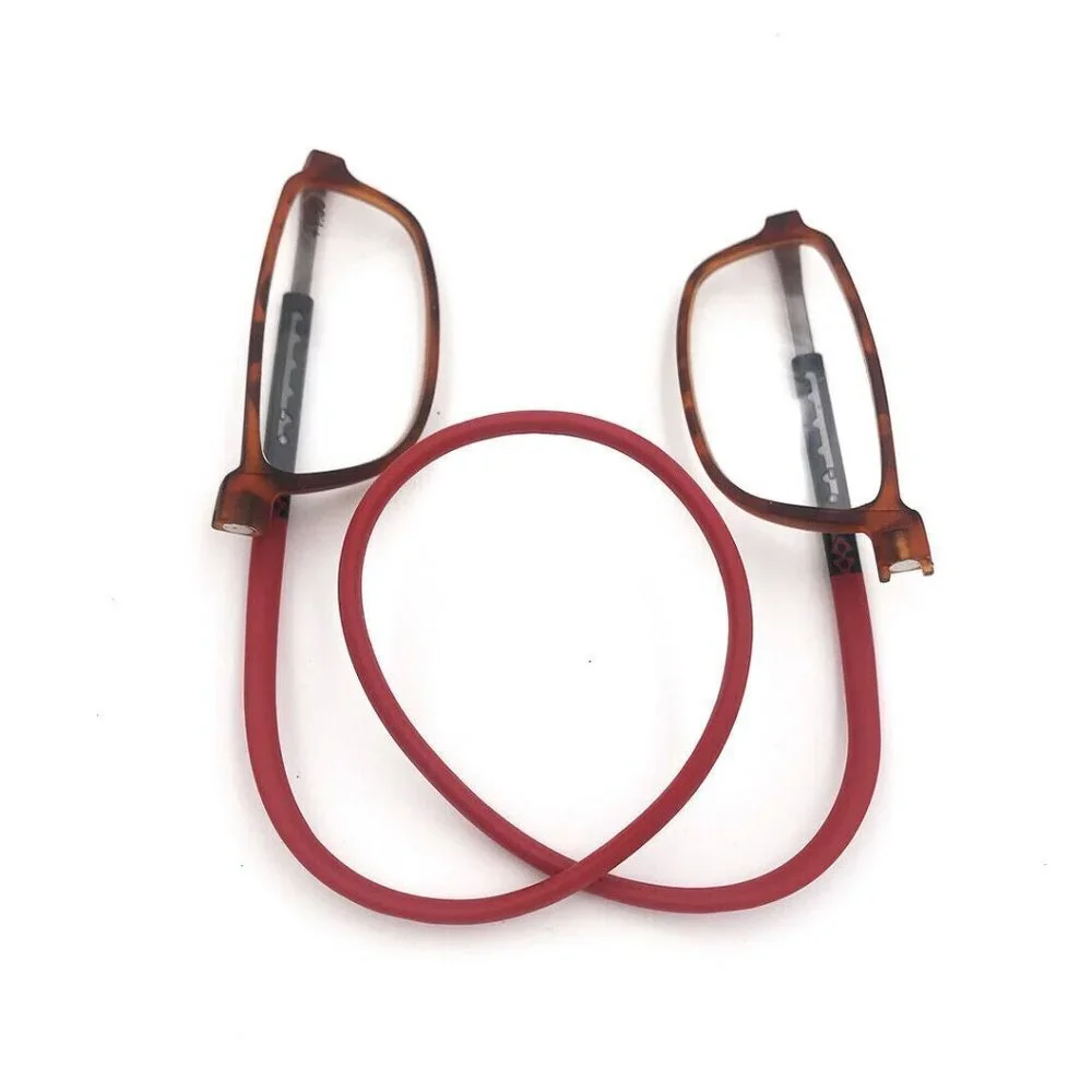 1.75 Unisex Reading Presbyopia Magnifying Eye Glasses Magnetic Front Closure